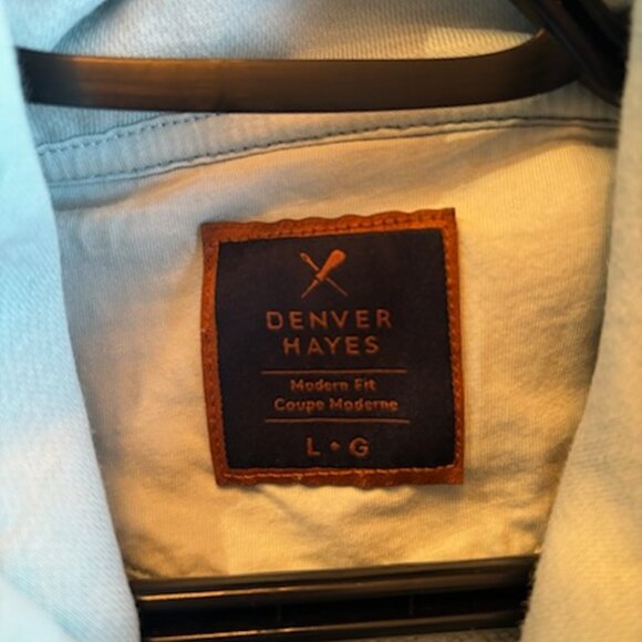 Denver Hayes Modern Fit Men's Large Hoodie Sage Green - Picture 4 of 6